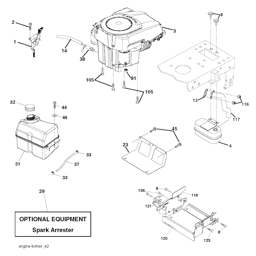 Explosionszeichnung Ersatzteile