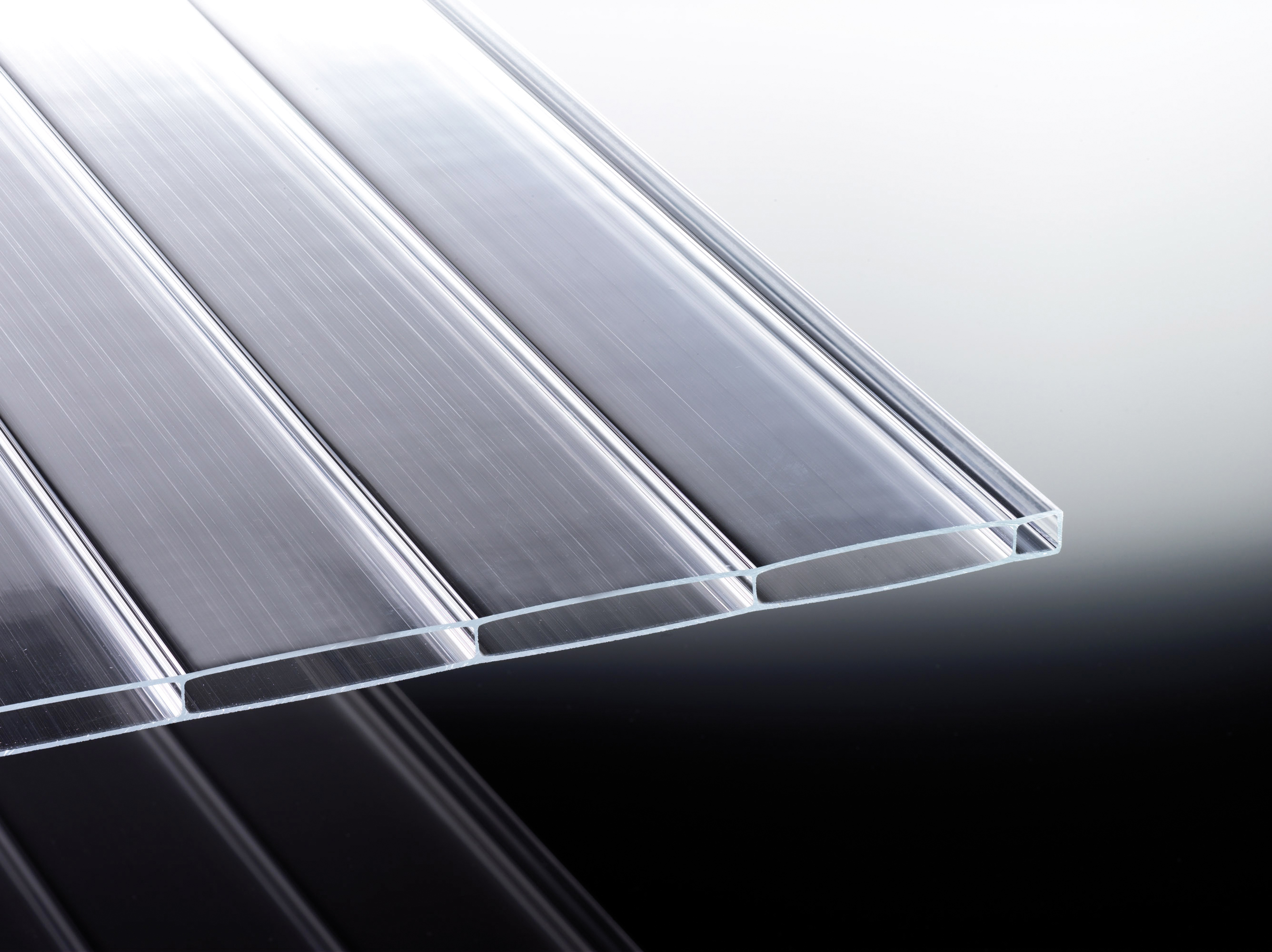 T&J TEJEACRYL VERTICA Stegdoppelplatte Glasklar