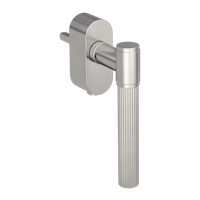 Griffwerk Fenstergriff VAYA 136 ARIS Samtgrau R 7x40