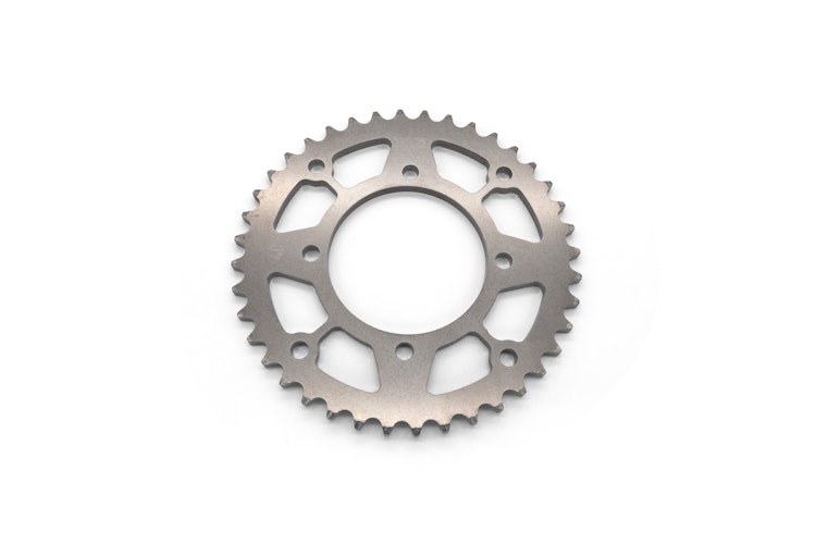 Stahl Kettenrad 4-Loch 428, 43 Zähne schwarz