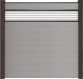 GroJa Solid Stecksystem Bausatz Quadratisch inkl. Glas-Designeinsatz 30cmZubehörbild