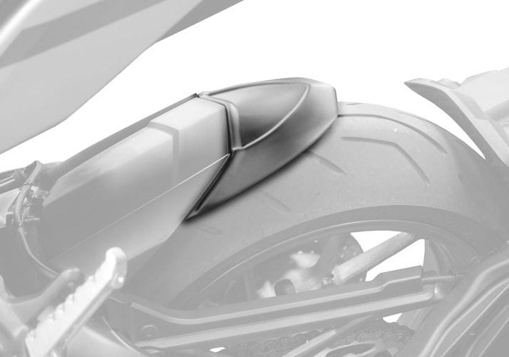 BODYSTYLE Hinterradabdeckungsverlängerung ABS Kunststoff schwarz-matt für YAMAHA MT-09 / SP, Tracer 900, XSR900
