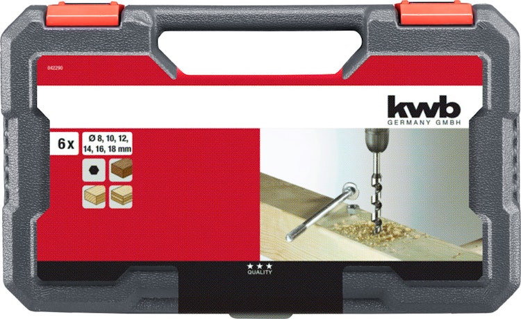 kwb Schlangenbohrersatz 6tlg. 42290