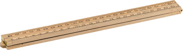 kwb Holz Massstab TNL 1 m 4-tlg 93100