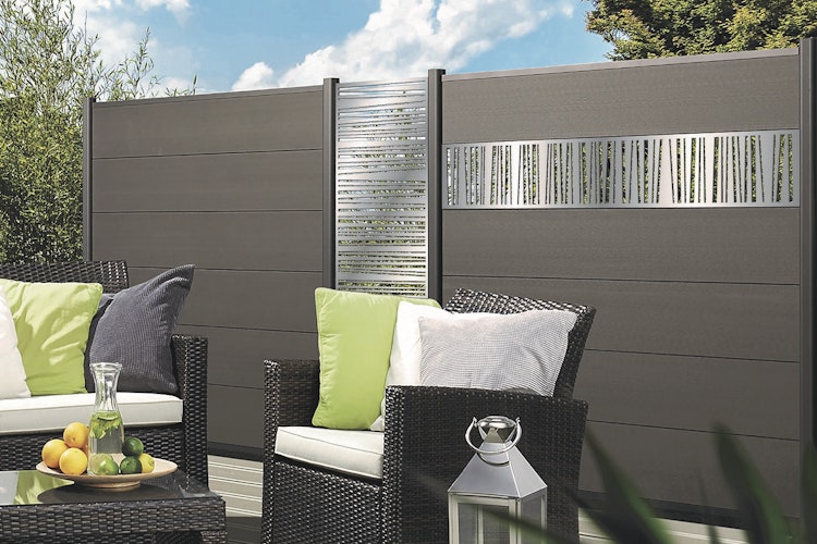 TraumGarten SYSTEM Designgitter LINEA Edelstahl