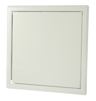 Marley Revisionstür weiß beschichtet, Schnappverschluss, einteiliger Rahmen versch. Größen