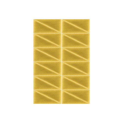 Mollis Polsterpaneel Goldgelb  15x30 cm