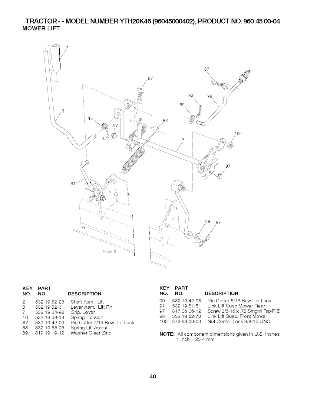 Explosionszeichnung Ersatzteile