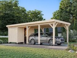 Palmako Carport Karl 23,1 m² mit Geräteraum