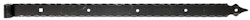 Alberts® Ladenband  820x45mm ⌀16mm m.Zierspitze randgehämmert schwarz