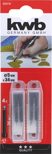 kwb 4 Bastelmesserklingen in Dose 23710