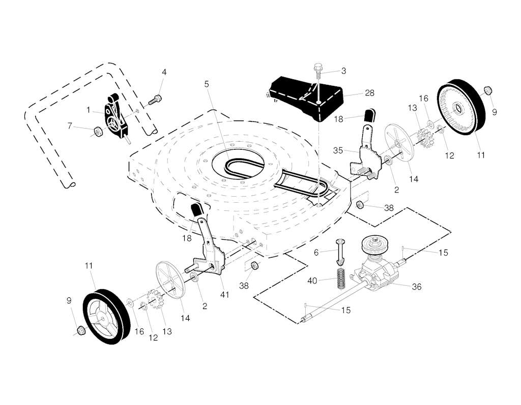 Explosionszeichnung Ersatzteile