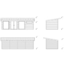 Vorschaubild Palmako Gartenhaus Heidi 22,8 m² - 70 mm