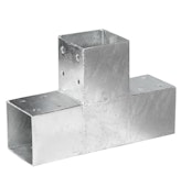 T&J QUATRO-Steckverbinder Mitte einfach, für 9 x 9 cm 30,5 x 20 x 9 cmZubehörbild