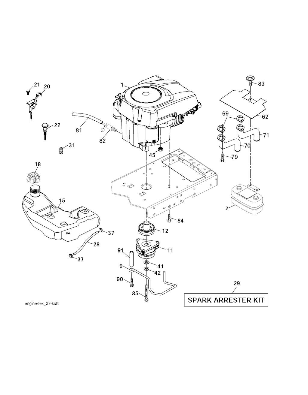 Explosionszeichnung Ersatzteile
