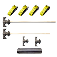 AXfix 2.0 Motorrad Verzurrsystem für Moto Guzzi