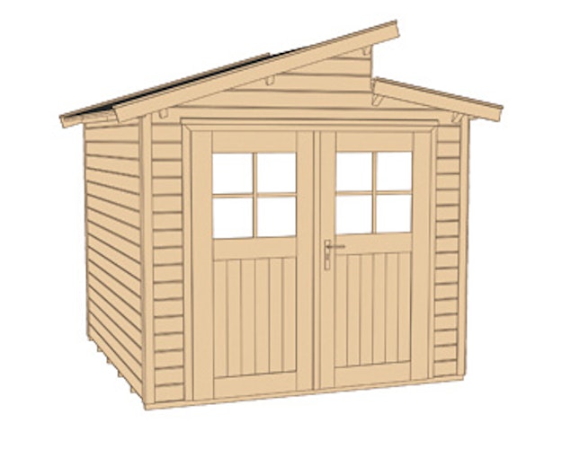 Weka Gartenhaus 226 - 21 mm