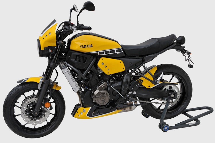 BODYSTYLE Sportsline Vorderradkotflügel ABS Kunststoff unlackiert für YAMAHA XSR700 / XTribute / Legacy 