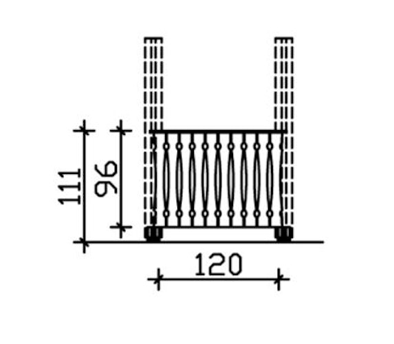 Skan Holz Brüstung Balkonschalung zu Pavillon Nancy