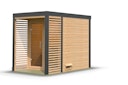 Vorschaubild Karibu Saunahaus Ares 1 - Hybridhaus mit Metallrahmen - 38 mm inkl. gratis Sauna-Zubehörset im Wert von 234,94 €