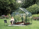 Vorschaubild Vitavia Gewächshaus Dione/Diana 6700 inkl. 2 Dachfenster und Stahlfundamentrahmen - 6,7 m²