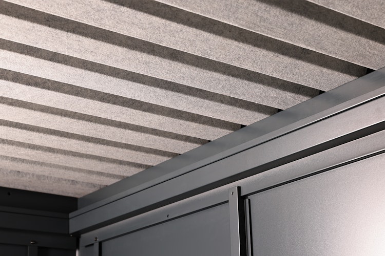 Wolff Finnhaus Premium Metall Gartenhaus Hakon 3030 Anthrazit