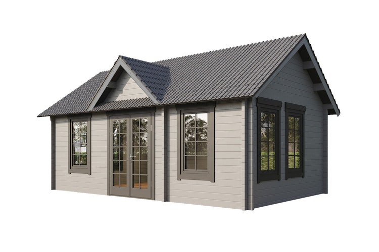 Wolff Finnhaus Gartenhaus Sandwald 26 - 70 mm