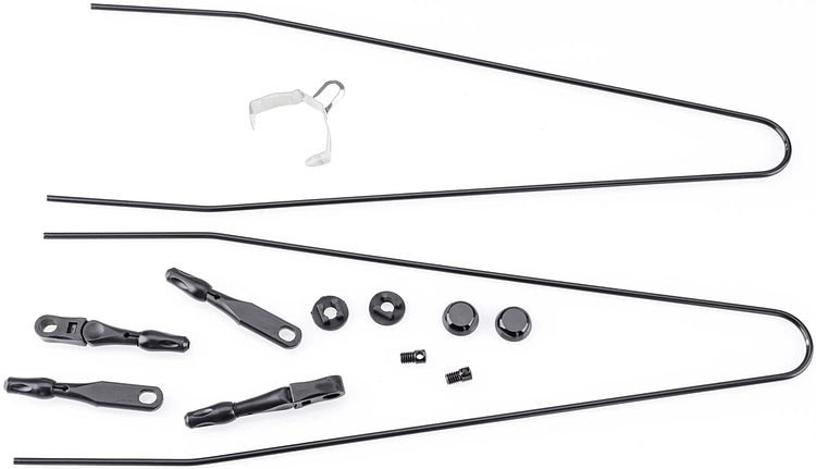 CONTEC Schutzblech-Set Splash Protect 28 Zoll schwarz 28" - 42 mm breit, schwarz matt