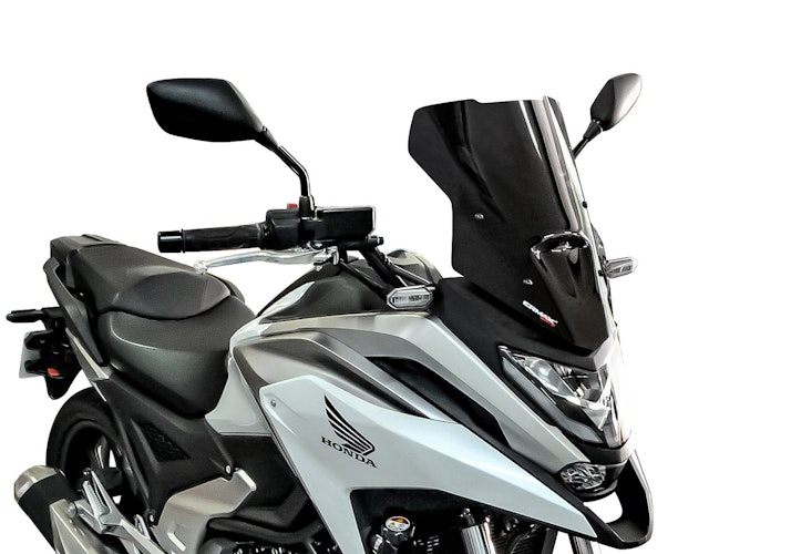 ERMAX Windschutzscheibe Sport Acrylic durchsichtig Schwarz getönt für HONDA NC750X