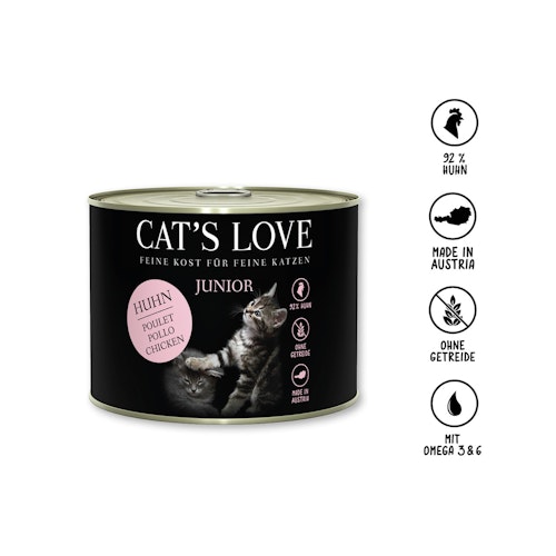 Cat's Love Junior 200g Dose Katzennassfutter