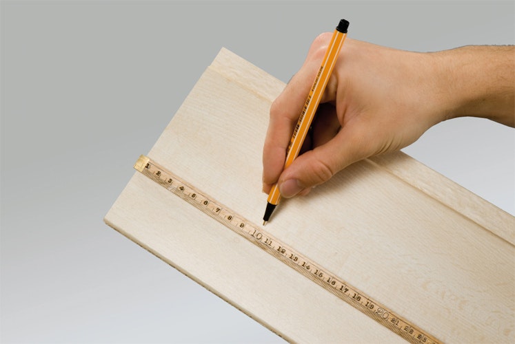 kwb Holz Massstab TNL 1 m 4-tlg 93100