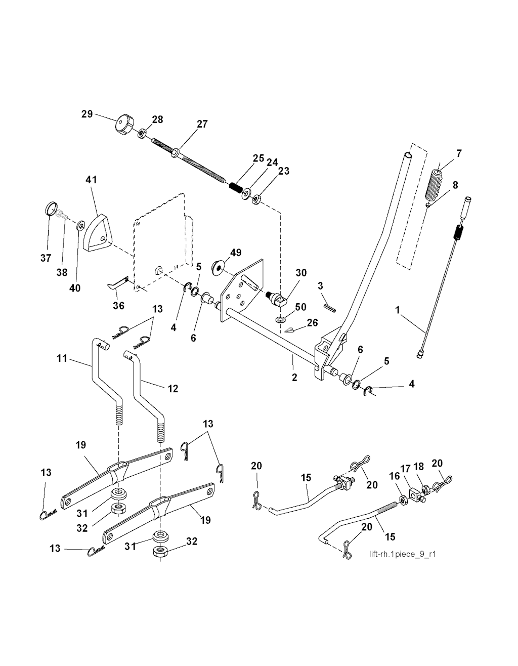 Explosionszeichnung Ersatzteile