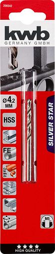 kwb SILVER-STAR HSS-Boh  4,2 mm SB 206542