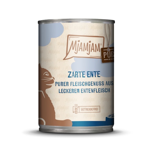 MJAMJAM Purer Fleischgenuss 400g Dose Katzennassfutter