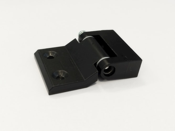 KGT Ersatzteil Metallscharniere, schwarz, Stift Stahl verz. Lagerbuchse in VA 