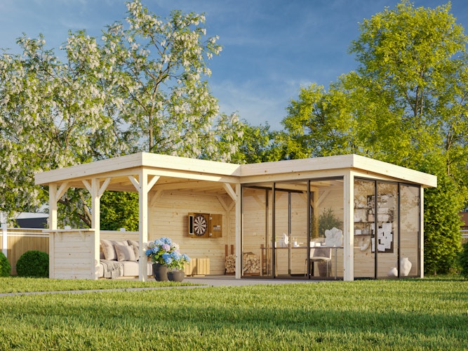 Palmako Carport/Pavillon Connect Lenna 24,9 m² Set 410 Slide
