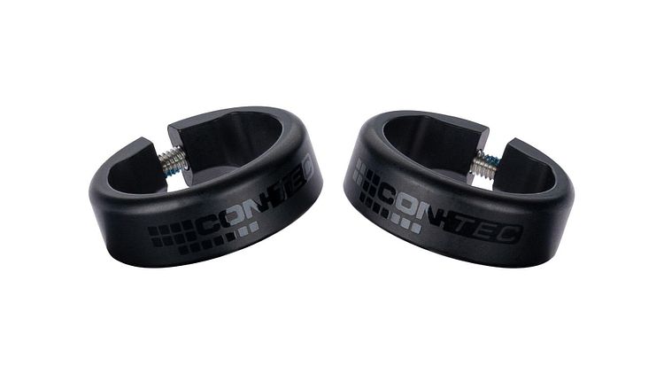 CONTEC Griff-Klemmringe Block Ring schwarz u.a. passend für CONTEC Griffe "Traffic