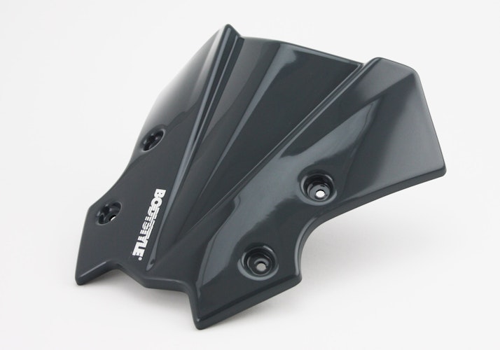 BODYSTYLE Sportsline Scheinwerferverkleidung ABS Kunststoff grau für YAMAHA MT-07 