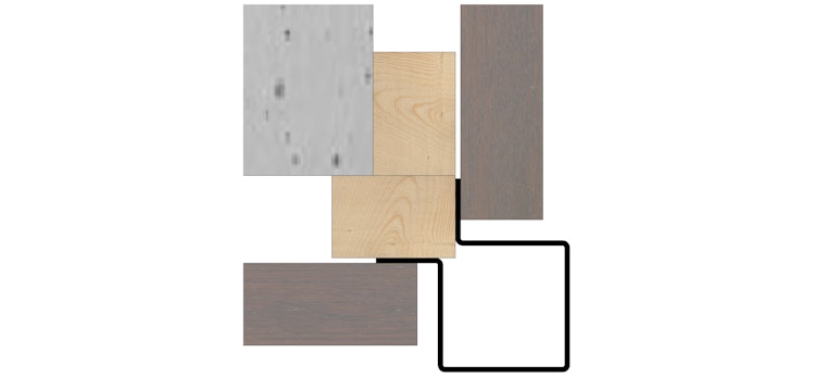 OSMO Fassade Eckprofil 2  - 94 x 94 x 3000 mm