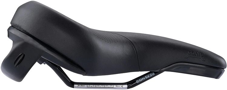 CONTEC Sattel Sonic schwarz Maße (L x B) 257 x 219 mm