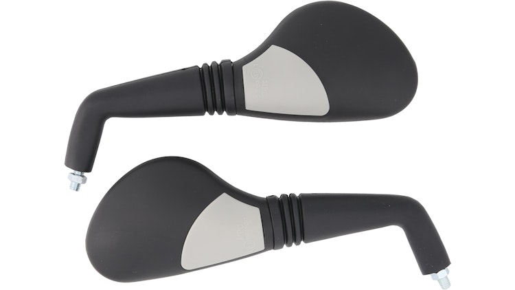 Spec-X Spiegel Schwarz/Grau Links und Rechts M8 Paar