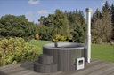Vorschaubild Wolff Finnhaus Badebottich Hot Tub Ø 200 cm Thermoholz mit Außenofen & GFK-Wanne