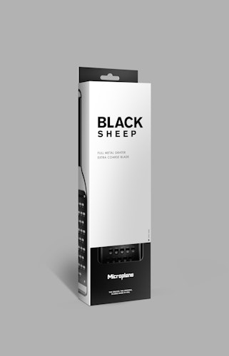 Microplane Reibe Sehr Grob BLACK SHEEP Black Steel