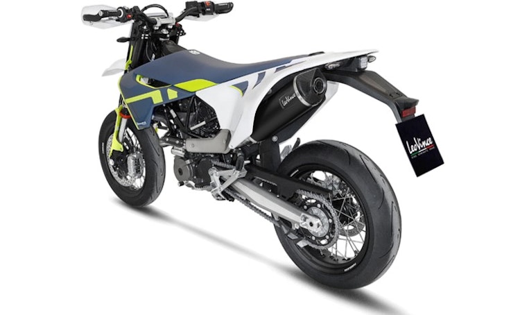 LeoVince Komplettanlage Edelstahl SBK NERO 1/1 für HUSQVARNA 701 SUPERMOTO / ENDURO / ENDURO LR mit Katalysator