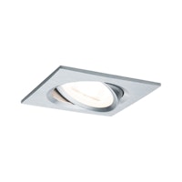 Paulmann Einbauleuchte Nova LED 1x6,5W GU10 Alu eckig