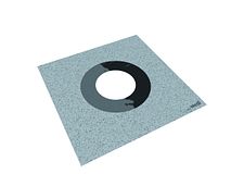 WEDI Tools Dichtmanschetten vlieskaschiert, dehnbar, DN 90-125, 250x250mm Ø 135mmZubehörbild