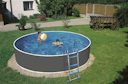 Vorschaubild myPOOL Swimming Pool Poolset Splash mit Kartuschenfilteranlage - grau