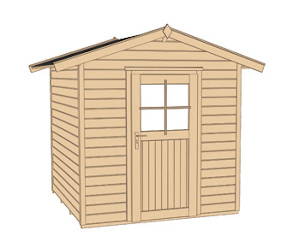 Weka Gartenhaus 223 - 21 mm