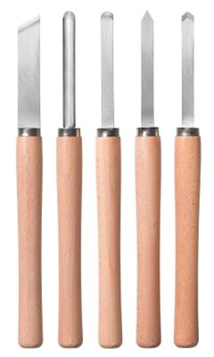 Einhell Drechselmaschinen-Zubehör Drechselbeitelsatz 5-tlg. 49455250