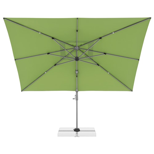 doppler Pendelschirm ACTIVE 260 x 350, Aluminium Silber / 100 % Polyester 180 g/m²